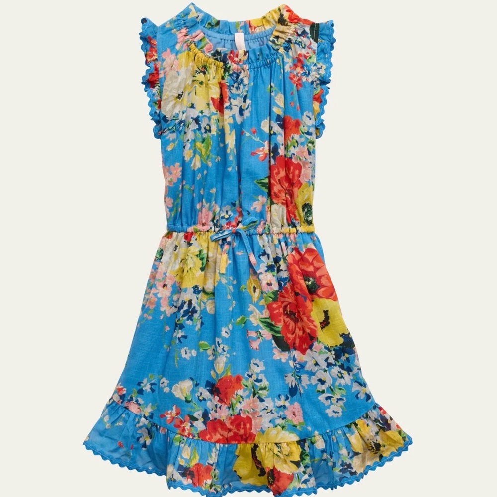 Zimmermann Blue Floral Kids Dress